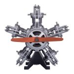 TECHING 1:6 Full-Metal 5-Cylinder Radial Engine Model Kit