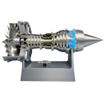 ENGINEKITOR TR900 1/16 Turbofan Engine Model Kit