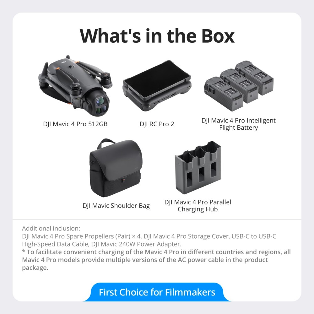 DJI Mavic 4 Pro 512GB Creator Combo with RC Pro 2 - Image 7